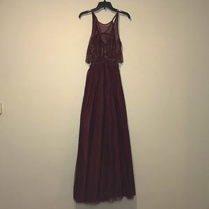 NIGHTS Women’s Prom Burgundy Dress Size 5